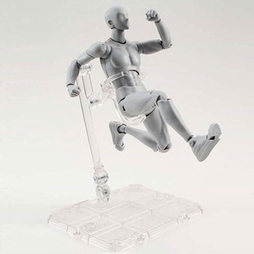 COPYLOVE Figure Model PVC Action Figure Drawing Models Figure Artist Draw Painting Model Mannequin Jointed Doll, Drawing Mannequin Figure Models for Artists (Grey Male) thumbnail 7