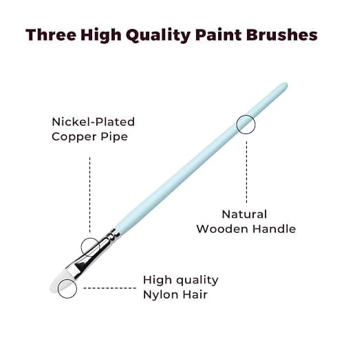 HIMI Gouache Paint Set, 24 Colors x 30ml Unique Jelly Cup Design with 3 Paint Brushes and a Palette in a Carrying Case, Non-Toxic Gouache Paint Perfect for Artists, Students(Green) thumbnail 3