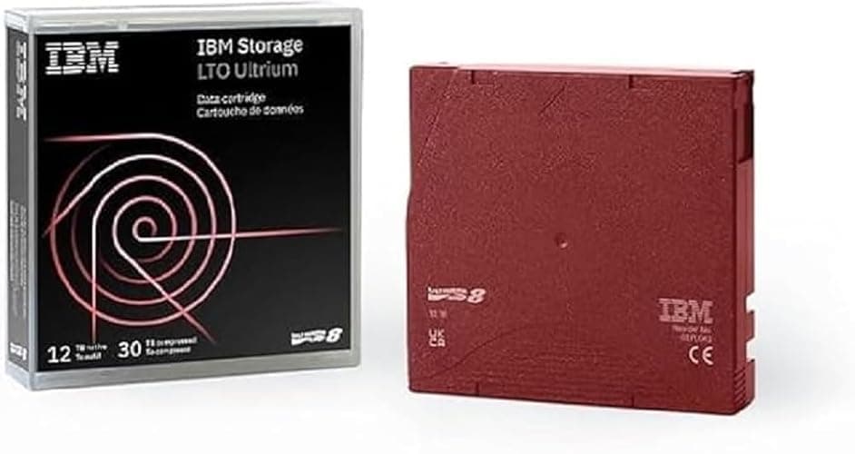 IBM LTO-8 Ultrium, 12TB/30TB, Part # 01PL041 - Image 1