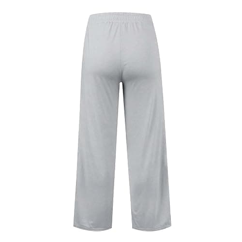 Sweatpants for Girls Wide Leg Baggy Sweatpants for Teens Kids Cute Track Pants Comfy Plain Joggers Trousers thumbnail 3