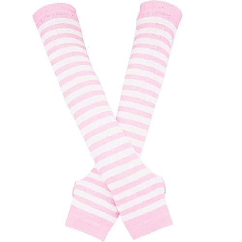CENAST Women Long Fingerless Gloves Knitted Arm Warmers Thumbhole Stretchy Gloves - Image 1