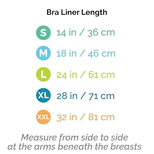 Super Soft, Sweat Wick Bra Liner, 70% Viscose & 30% Cotton, No Tags, No Seams, Size: XL thumbnail 2