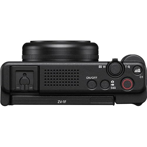 Sony ZV-1F Vlogging Camera (Black) 20.1 MP 1” Sensor | Ultra-Wide 20mm Lens |4K Video | Compact Creator Kit with Case, 64GB Card, NP-BX1 Battery, Card Reader, Photo Software, HDMI Cable and More thumbnail 5