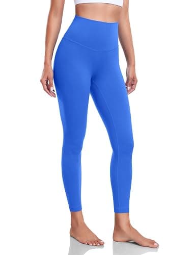 HeyNuts Pure&Plain Workout Pro/Yoga Pro 7/8 Athletic Leggings for Women, High Waisted Compression Tummy Control Pants 25'' thumbnail 3
