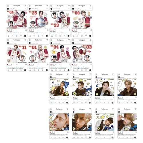 KPOPBP Stray Kids 5 Star Album Merch Gift Box Set including 110 PCS Photocards, 16pcs Transparent Cards, 180pcs Laptop Stickers, 2pcs Keychain, 2pcs Lanyards and 2pcs Tape Rolls, Gift for SKZ Fans thumbnail 5