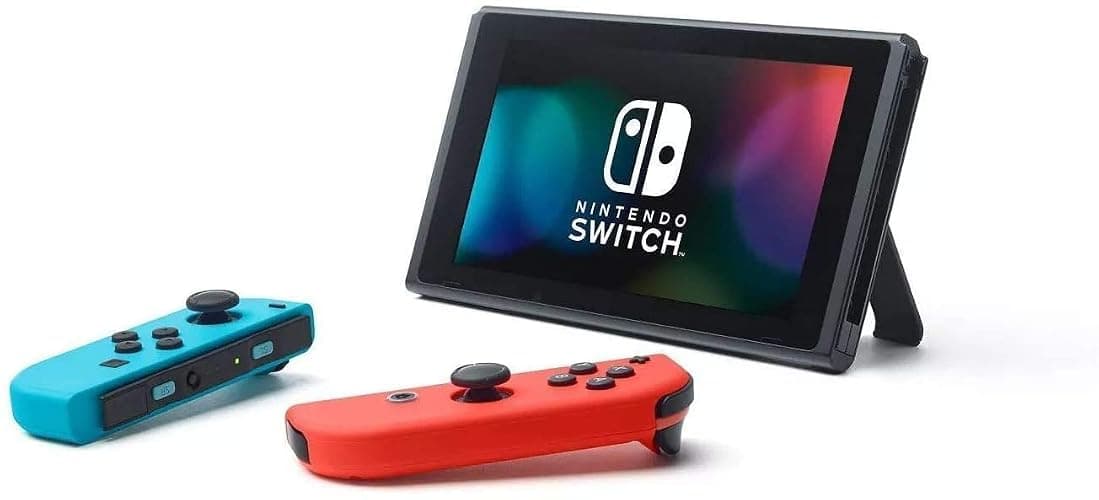 Nintendo Switch Deluxe Holiday Game Bundle: Nintendo Switch with Neon Blue and Neon Red - 6.2" Touchscreen LCD Display + Nintendo Switch Minecraft Game and T.F. Card (Renewed) thumbnail 4