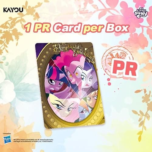 Kayou Friendship Eternal My Little Pony Moon Edition Cards, English Series 1 Card Set, Display Box of 24 Packs with 8 Cards Each thumbnail 4