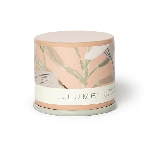 Illume Beautifully Done Essentials Coconut Milk Mango Demi Vanity Tin Scented Candle - Image 1