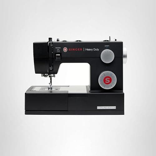 SINGER® 4432 Sterling High Speed Heavy Duty Sewing Machine + Accessory Kit | 32 stitches deliver 110 applications, 50% more power for thick fabrics, 1100 per minute capacity, 1-step buttonhole design thumbnail 10
