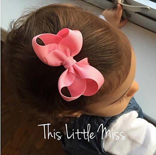 40Pcs 3 inch Hair Bows for Girls Grosgrain Ribbon Toddler Back to School Hair Accessories with Alligator Clips for Baby Girls Kids in Pairs thumbnail 7