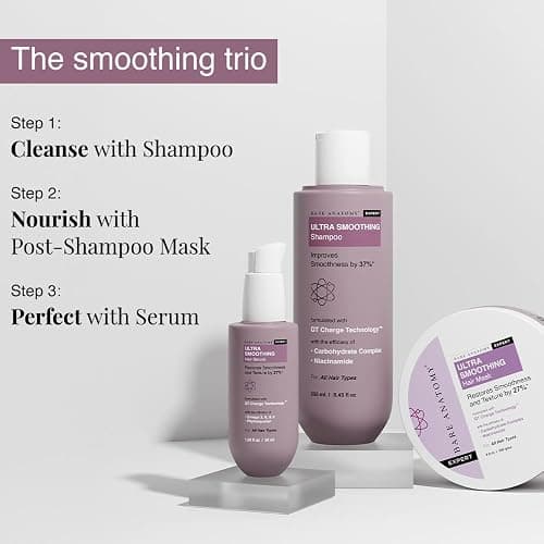 Bare Anatomy Ultra Smoothing Hair Mask Deep Conditioning with Carbohydrate Complex & Niacinamide | For Dry & Frizzy Hair | Sulphate & Paraben Free | For Women & Men | 250 Gm thumbnail 7