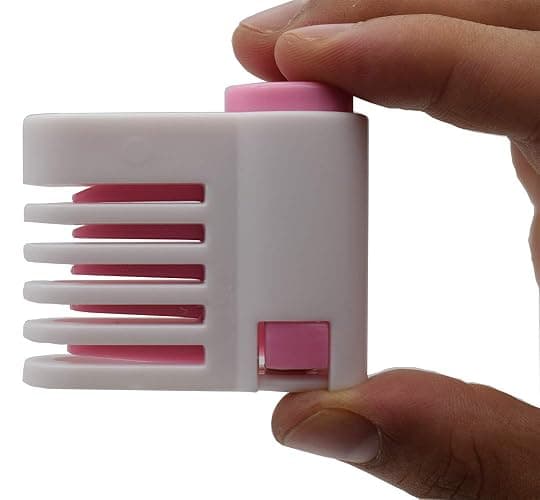 2PCS DIY Cake Slicer, Stratification Auxiliary, Bread Slice, Toast Cut, 5 Layers Leveler Slicer, Kitchen Fixator Tool (2, Pink) thumbnail 4