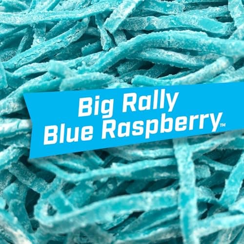 Big League Chew Big Rally Blue Raspberry Bubble Gum - Bold Blue Raspberry Blast | Perfect for Baseball Games, Teams, Concessions, Parties, and More | Pack of 12 Bags (2.12oz Each) thumbnail 4