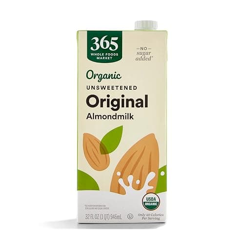 365 by Whole Foods Market, Organic Unsweetened Almond Milk, 32 Fl Oz - Image 1
