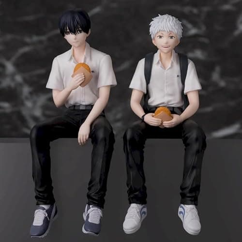 LUNK Yoshiki Tsujinaka Figures,Sitting Hikaru Indo Anime Figure,Cartoon Hero Figura Statue Anime Figurine Action Model for Collection Desktop Decoration thumbnail 2
