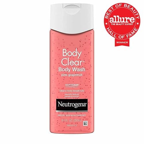 Neutrogena Body Clear Acne Treatment Body Wash with Salicylic Acid Acne Medicine, Pink Grapefruit Body Acne Cleanser to Prevent Breakouts on Back, Chest & Shoulders, 8.5 fl. oz, 3 Pack thumbnail 2