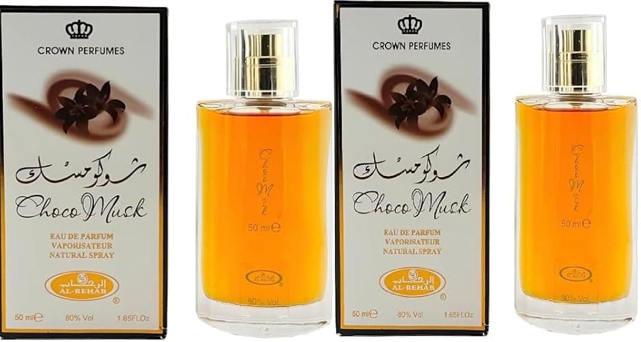 2 pack of Choco Musk Eau de Parfum Spray for Women, 1.7 Ounce 50ML, 80% Vol - Image 1
