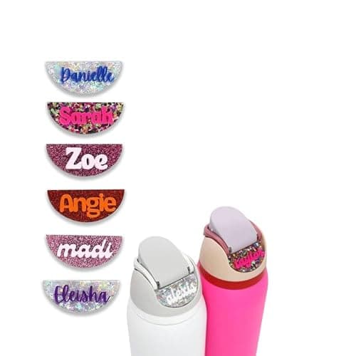 Personalized 3D Name Plate for Owala Water Bottle 24oz 32oz 40oz,Custom Name Tag for Owala Freesip Topper,Owala Accessories Make Ideal Gifts for Kids - Image 1