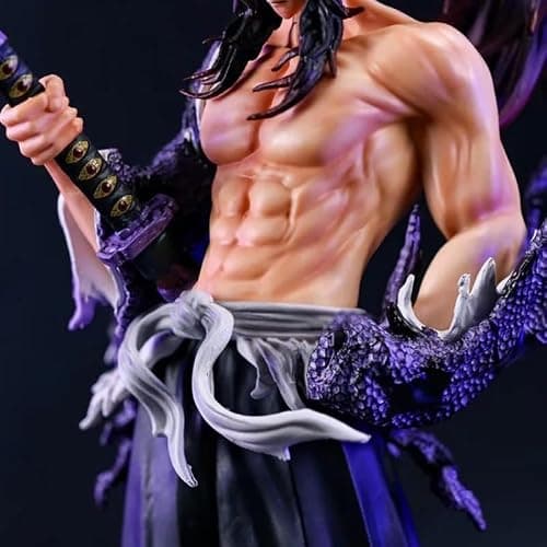REOZIGN Kokushibo Figur mit Schwert stehend Kokushibo Figur 27 cm / 10,6 Zoll Statue Anime Modell Schreibtischornament Geschenke thumbnail 6
