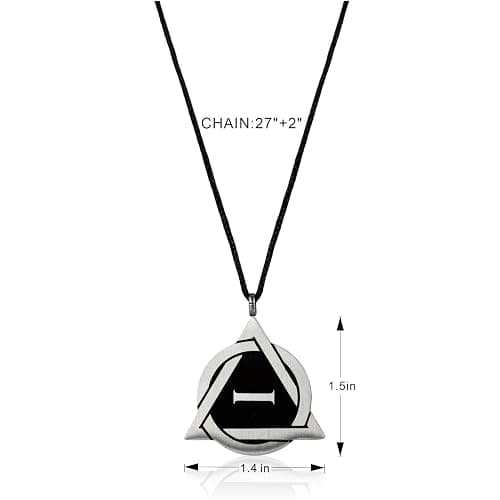 B BBPM Therian Necklace - Stainless Steel Therian Pride Symbol Necklace with Fox, Wolf, Cat Designs thumbnail 4