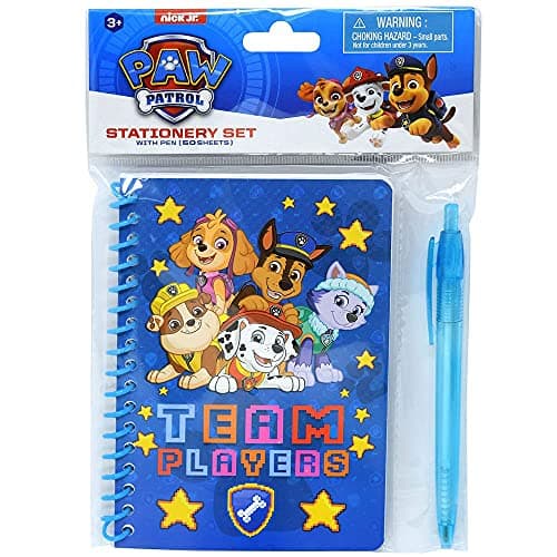 Paw Patrol Spiral Notebook with Pen in Poly Bag with - Image 1
