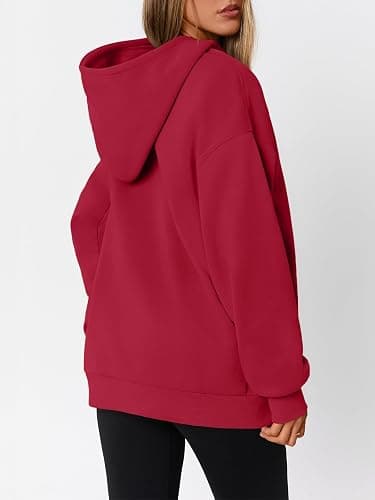 WYNNQUE Hoodies for Women Oversized Sweatshirts Fall Fashion Outfits 2025 Casual Sweaters Tops Fleece Workout Winter Clothes thumbnail 4