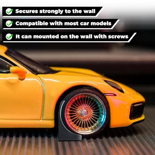 12/20 Pcs Car Display Wall Mount Compatible with Speed Champion Series Models Firm Display Cars Hanging Cars Display Rack （12） thumbnail 5