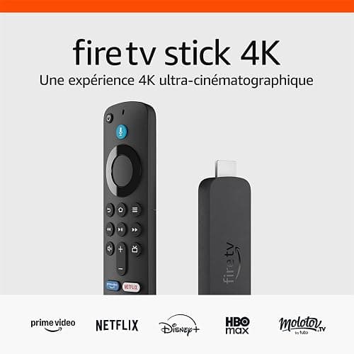 Amazon Fire TV Stick 4K, Appareil de streaming avec prise en charge du Wi-Fi 6 et des technologies Dolby Vision/Atmos et HDR10+ thumbnail 7