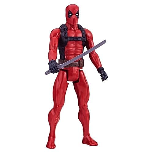 Marvel Deadpool 12-Inch Action Figure with Accessory, Super Hero Toys for Fans Ages 14 and Up - Image 1