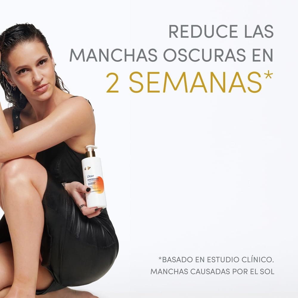 Dove Kit Niacinamida Vs Manchas, Sérum Corporal Tono Uniforme con Niacinamida que reduce las manchas oscuras y humecta profundamente* 400 ml + Sérum Corporal Concentrado Para Estrías, Cicatrices, Manchas y Elasticidad, 100 ml thumbnail 3