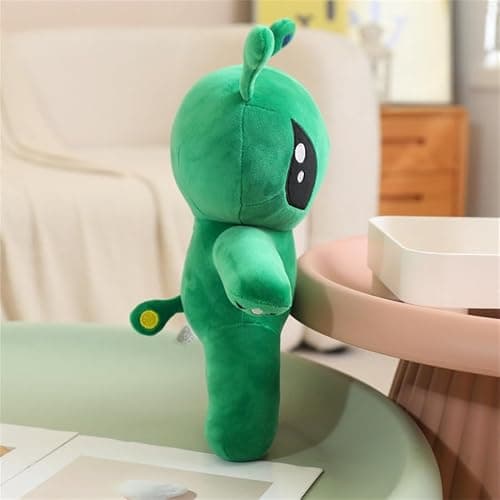OSOCU 13.5in Adorable Green Alien Plush Toy | Ultra-Soft Stuffed Figure | Great for Home & Room Decoration | Ideal Birthday/Halloween for All Genders | a Must-Have for Sci-Fi Lovers thumbnail 4