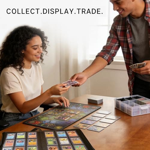 Foluck 9 Pocket Top Loader Binder Trading Card Binder Holds 252 Toploaders thumbnail 6