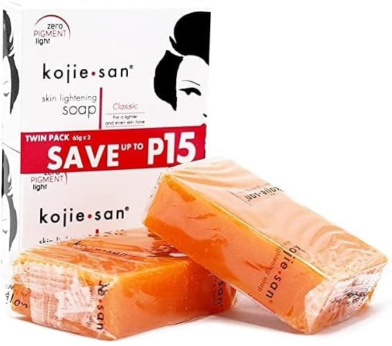 Kojie San Skin and Body Brightening Soap - Original Kojic Acid, Dark Spot Remover Bar Soap with Glycerin & Tea Tree Oil - 65g x 2 Bars thumbnail 3