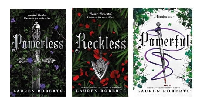 The Powerless Trilogy 3 Books Collection Set by Lauren Roberts (Powerless, Reckless and Powerful) - Image 1