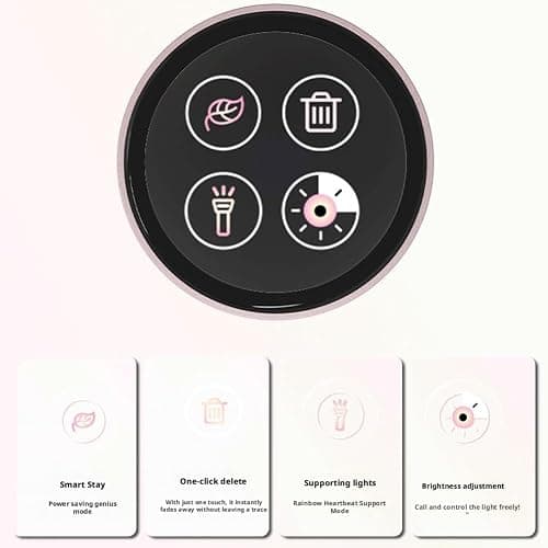 Digital Badge Pin, 1.7'' HD Display Badge Magnetic Cute Pin with Videos/Photos Display via Bluetooth, Screen Badges Magnetic Cute Pins for Anime/Football Fans thumbnail 8