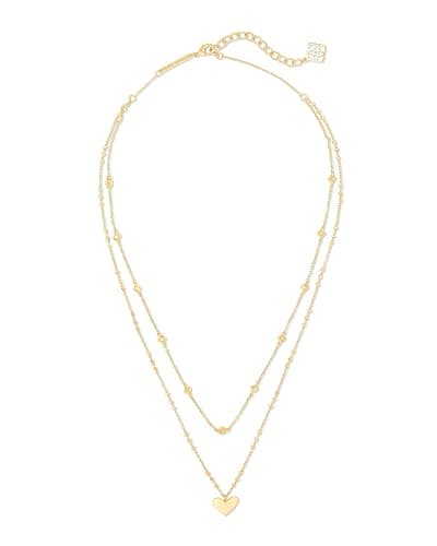 Kendra Scott Ari Heart Multistrand Necklace, Fashion Jewelry for Women thumbnail 2