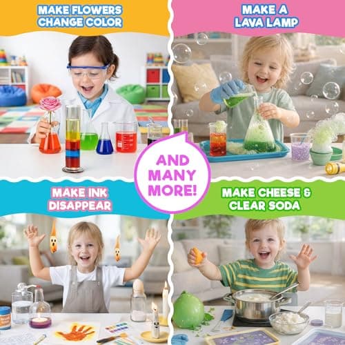 Doctor Jupiter Preschool Science Kit for Kids Ages 3-5 | Toddler Learning Activities, Birthday Gift Ideas for 3-4-5 Year Old Girls | Learning & Educational Toy STEM Kit with 100+ Experiments thumbnail 5