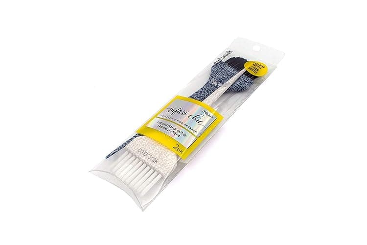 Colortrak Safari Chic Color Brushes, Prints, Perfect for Multiple Colors, Highlights, or Lowlights, 1 Firm Bristle and 1 Ultra Soft Feather Brush, Reusable and Easily Washable, 2 Brushes thumbnail 8
