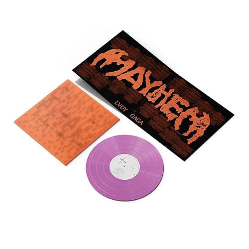 Mayhem 088 Violet Record, Exclusive Poster w/ Art cover Lady Gaga thumbnail 2