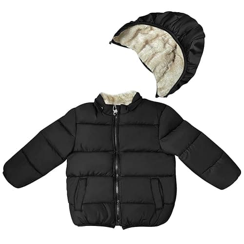 Baby Girls Boys' Winter Fleece Jackets With Hooded Toddler Cotton Dress Warm Lined Coat Outer Clothing thumbnail 2