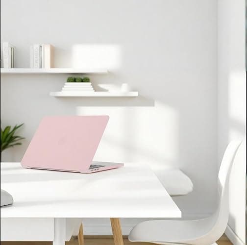Se7enline Compatible with MacBook Pro Case 13 inch 2016-2024 Hard Shell Cover for MacBook Pro 13 inch A2289/M1/M2 A2338/A2251/A1706/A1989/A2159 &Keyboard Cover, Rose Quartz thumbnail 2