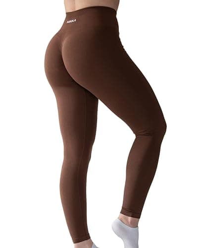 AUROLA Workout Leggings for Women Seamless Scrunch Tights Tummy Control Gym Fitness Girl Sport Active Yoga Pants - Image 1