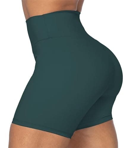 Sunzel No Front Seam High Waist Biker Shorts for Women, Squat Proof Yoga Workout Gym Bike Shorts thumbnail 3