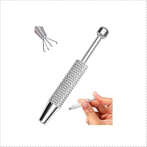 OUFER Piercing Ball Grabber, 16G 18G Flat Back Earrings Piercing Guide needle Tool, Surgical Steel Internally Threaded Push Pin External Thread Assistant Body Piercing Kit for Ear Nose Lip Tool thumbnail 9