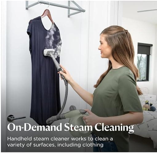 BISSELL® Steam Shot™ OmniReach handheld portable steam cleaner for tile, grout, windows, bathrooms, kitchens, fabric steaming tool thumbnail 6