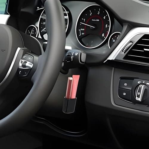 Veseek Car Lip Balm Holder for Chapstick Lip Gloss Holder for Car Chap Stick Holder for Women(Black) thumbnail 2