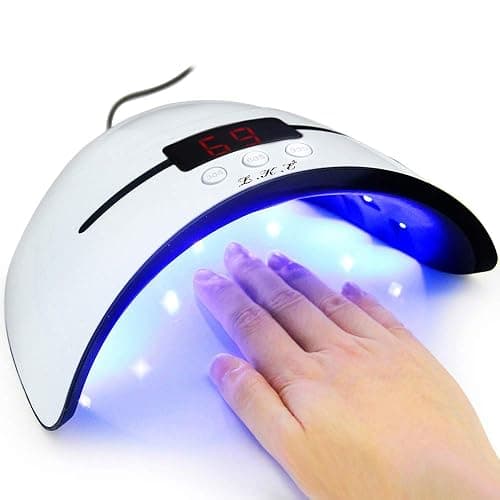 LED UV Nail Lamps for Gel Nail Polish Nail Dryer Curing Lamp with 3 Timers Auto Sensor LED Digital Display USB Plug Carry Convenient - Image 1