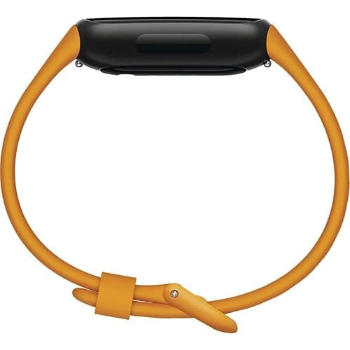 Fitbit Inspire 3 Health &-Fitness-Tracker with Stress Management, Workout Intensity, Sleep Tracking, 24/7 Heart Rate and more, Morning Glow/Black, One Size (S & L Bands Included) thumbnail 4