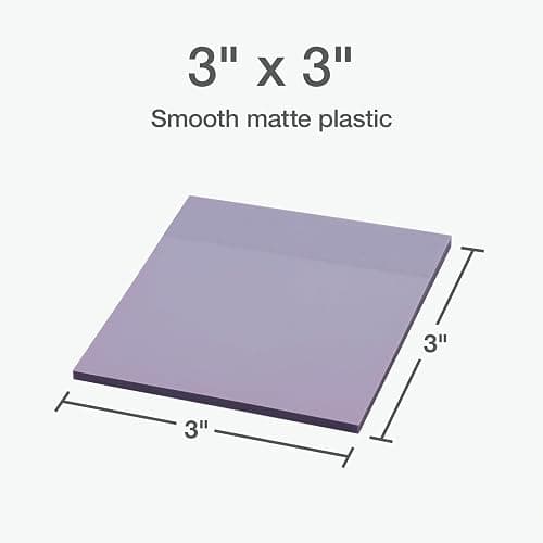 Redi-Tag Translucent Sticky Notes, Transparent Self-Stick Notes, 3" x 3", Pastel Colors, 8 Pads, 50 Notes Per Pad, 400 Sheets (1006595) thumbnail 2