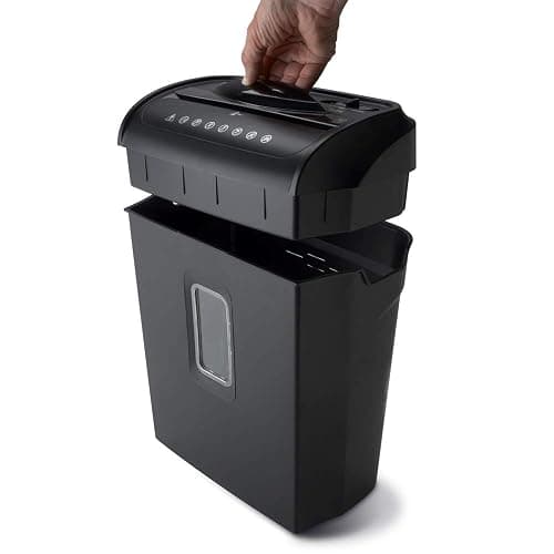 Aurora AU608MB High-Security 6-Sheet Micro-Cut Paper Credit Card Shredder with 3.5-Gallon Wastebasket, 4-Minute Continuous Running Time, Security Level P-4 thumbnail 4